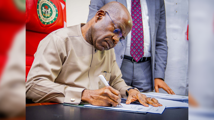 Governor Otti approves 18 executive bills focused on reforms