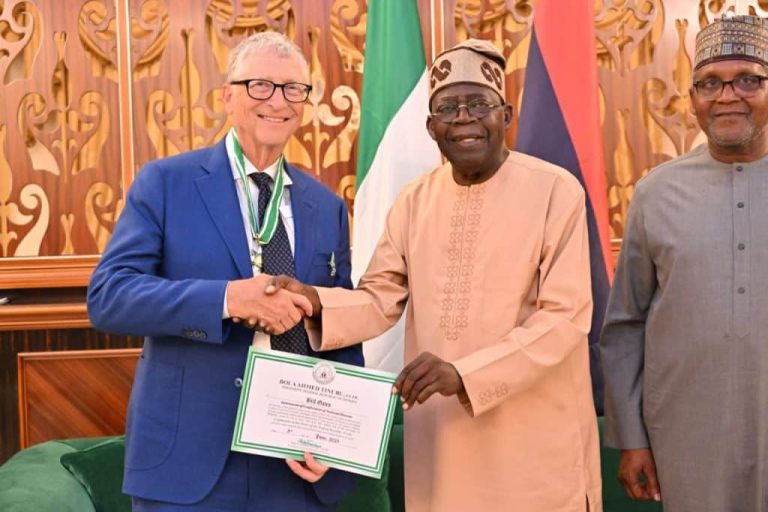 Billlll Gates and Tinubu