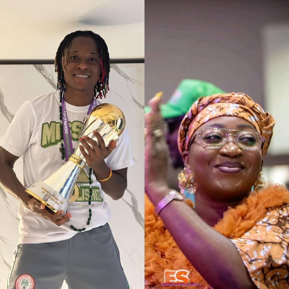 Honorable Princess Olawumi Annah Fayemi-Obayelu, Ondo State House of Assembly Member representing Ilaje Constituency II, extends heartfelt congratulations to the Super Falcons' exceptional defender, Demehin Tosin on her remarkable victory alongside her teammates at the Women’s African Cup of Nations (WAFCON) held in Morocco