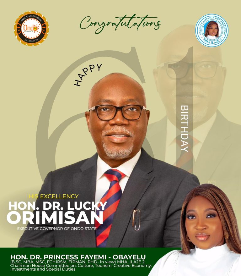 A Heartfelt Birthday Tribute to His Excellency, Hon. Dr. Lucky Orimisan Aiyedatiwa, Executive Governor of Ondo State