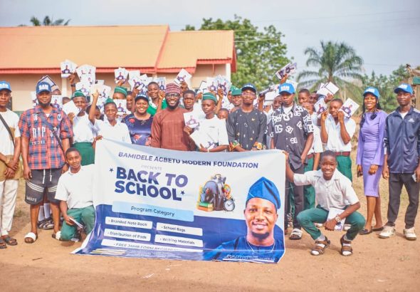 Hope in Action as Bamidele Agbetu Morden Foundation Sustains Impact with Second Educational Support Project in Iju and Ita Ogbolu