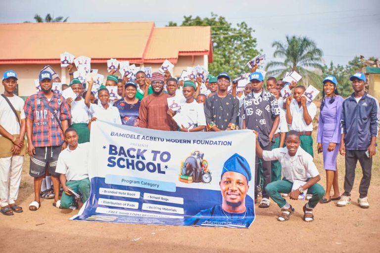 Hope in Action as Bamidele Agbetu Morden Foundation Sustains Impact with Second Educational Support Project in Iju and Ita Ogbolu