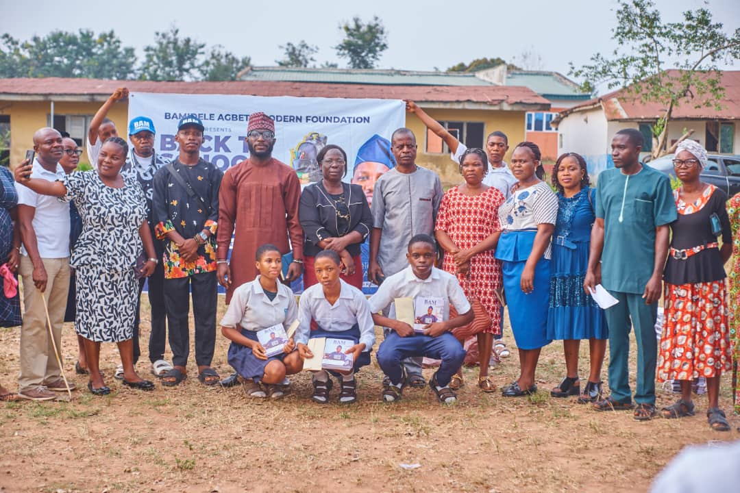 Hope in Action as Bamidele Agbetu Morden Foundation Sustains Impact with Second Educational Support Project in Iju and Ita Ogbolu