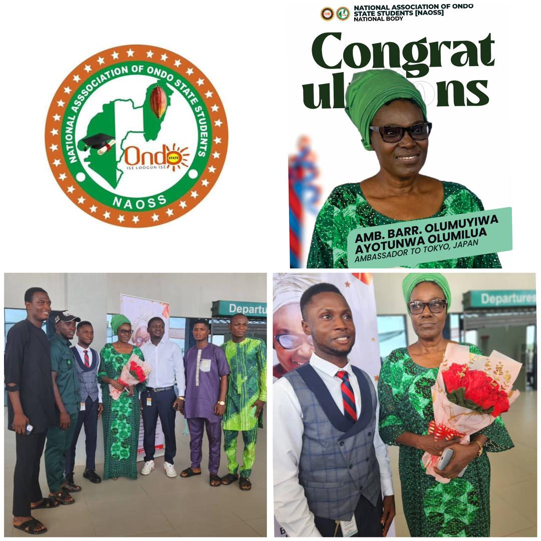 CONGRATULATIONS TO AMB. BARR. OLUMUYIWA AYOTUNWA OLUMILUA ON HER APPOINTMENT AS AMBASSADOR TO TOKYO, JAPAN